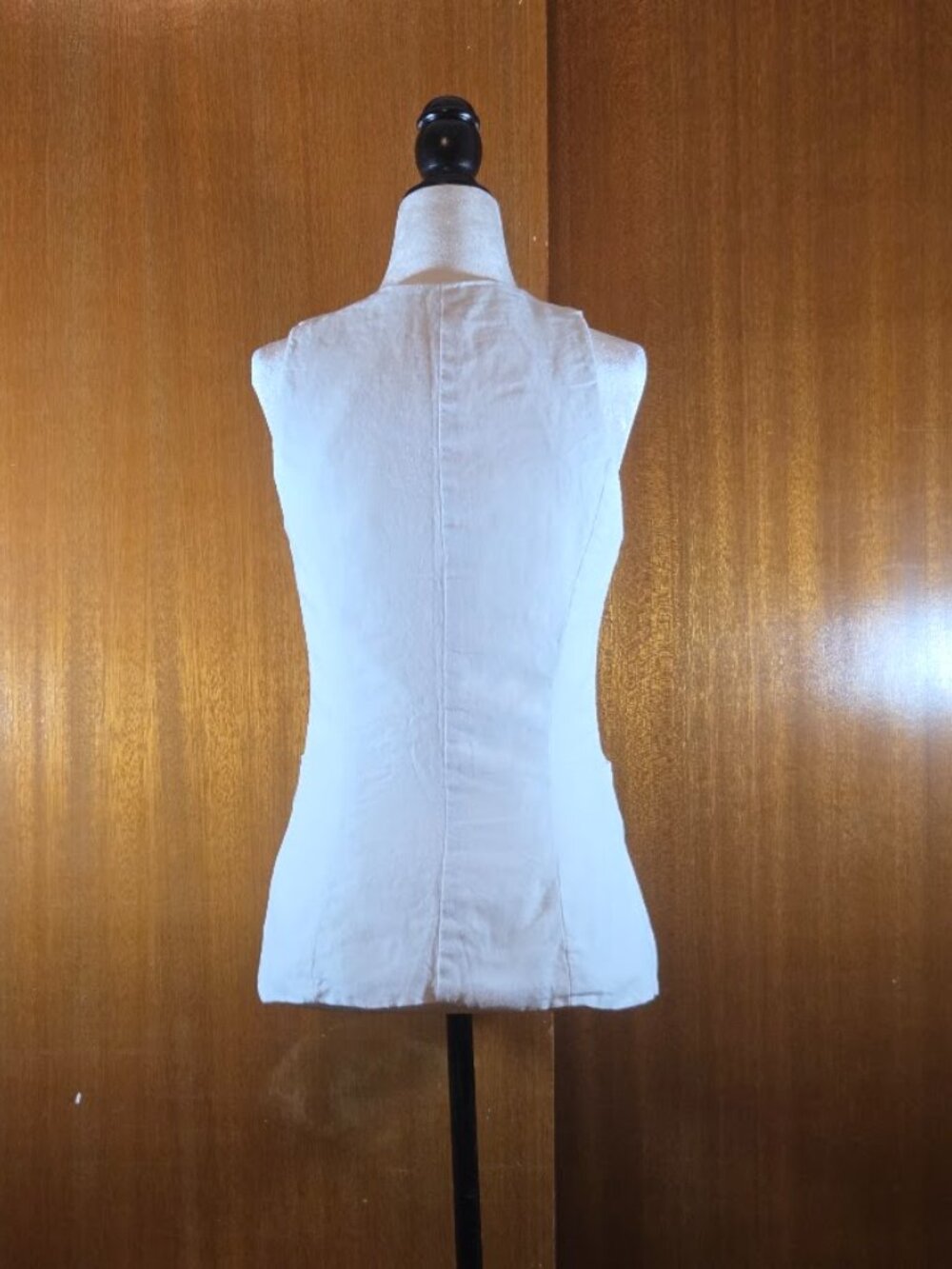 Madewell White 100% Linen Button-Up Tailored Vest - Size 00 - Picture 2 of 10